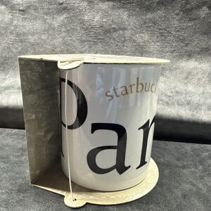 Starbucks City Mug 2002 Collector Series Paris Arc De Triomphe Made England EUC